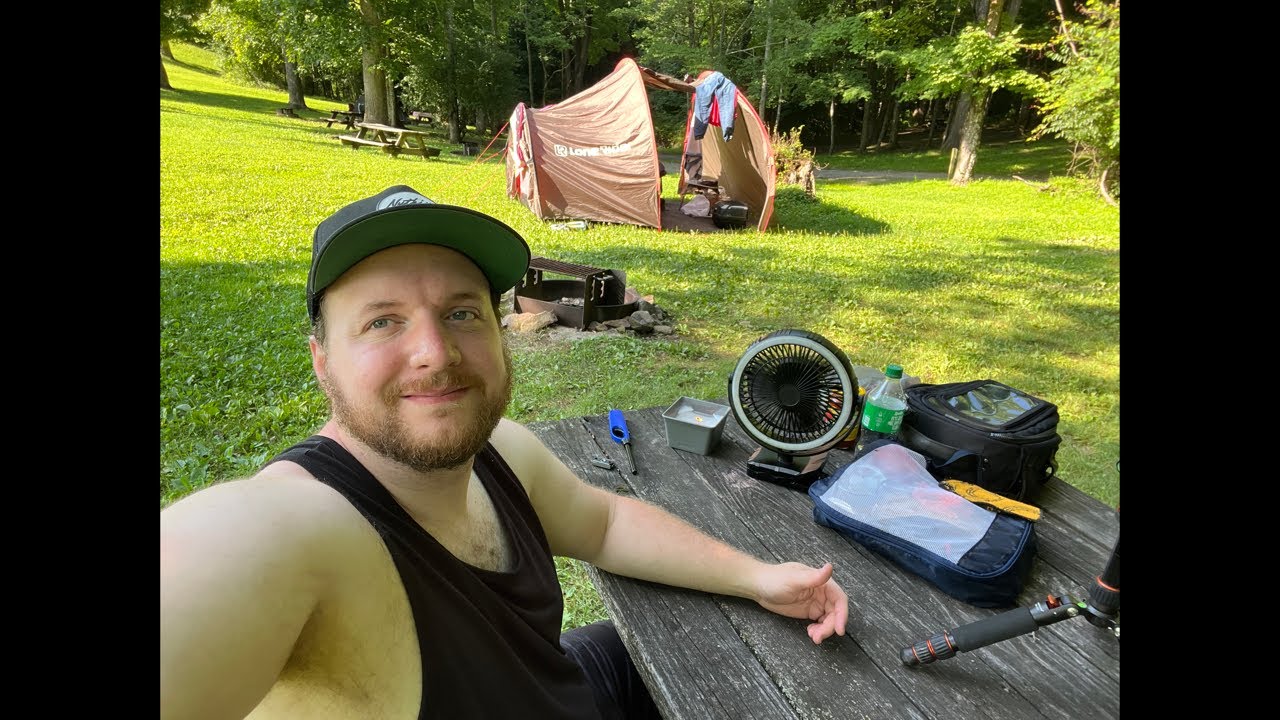 TheRideOfALifetime is live from my campsite