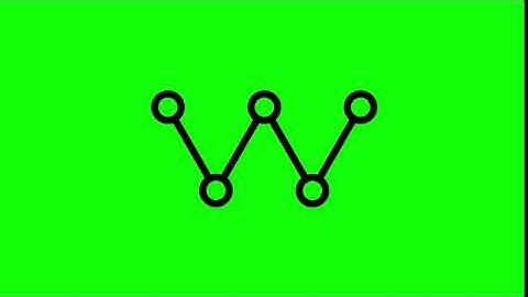 Animated Link Icon on Green Screen With Pop-up Sound