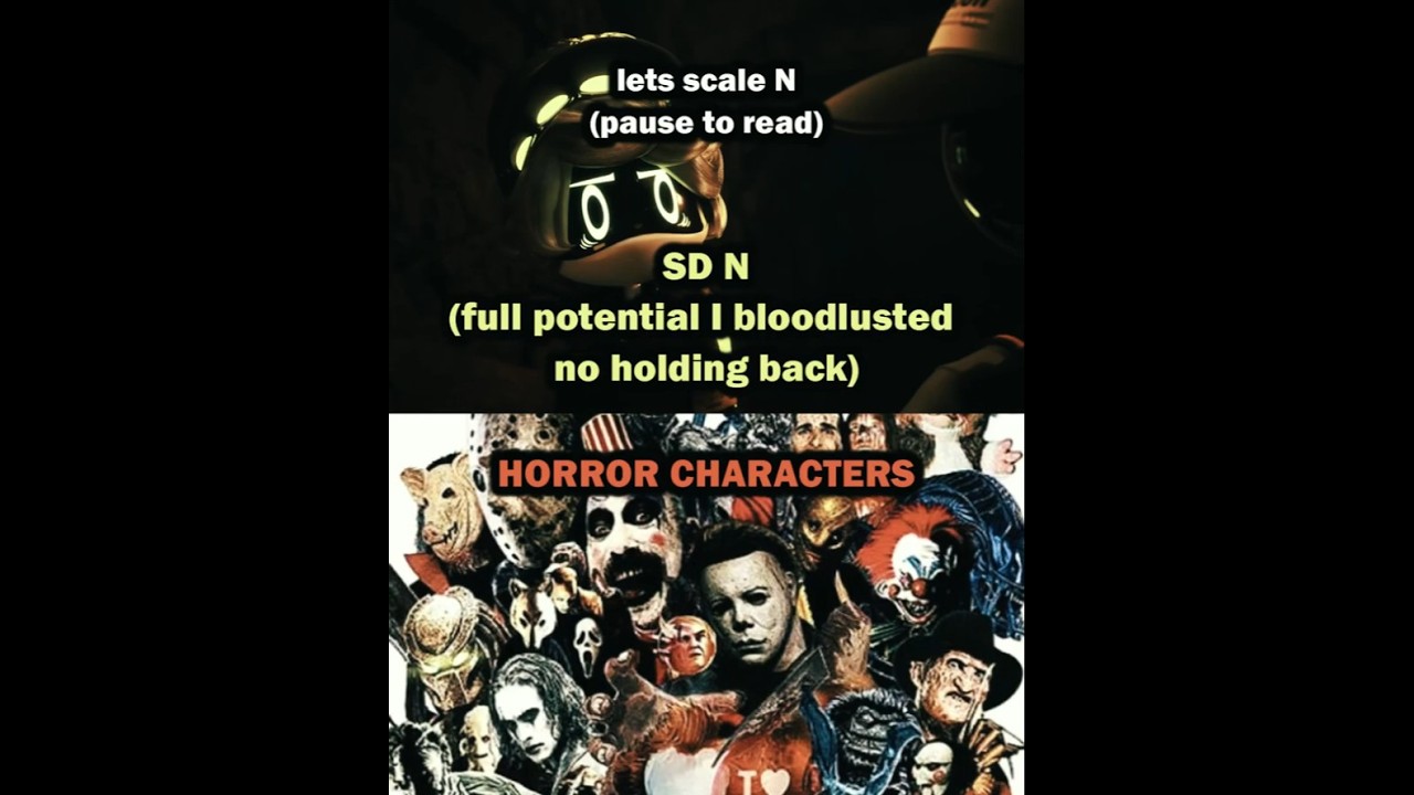 Serial Designation N vs Horror Characters #murderdrones