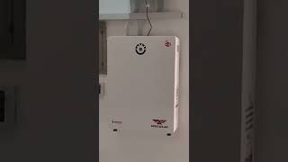 6kw hybrid Tesla inverter bms connect with Apex lithium battery installation #solar #lithiumbattery