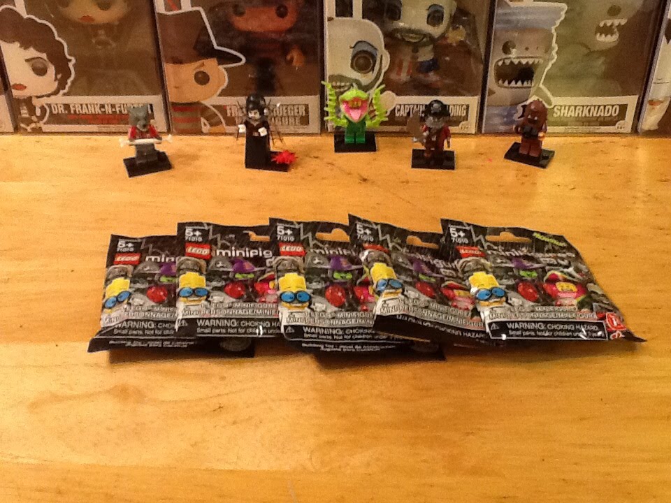 Lego Monsters Mini Figures Blind Bag unwrapping. September 2015