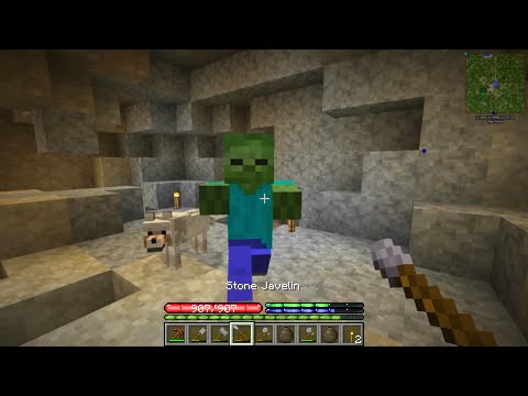 Minecraft TerraFirmaCraft S2 #3: Scary Caving Cave In