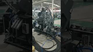 Celebrity Testing of CNC Combined Punching Marking Shearing Line for angle/flat/channel steel. Wealth