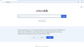 ZoteroBib adding items