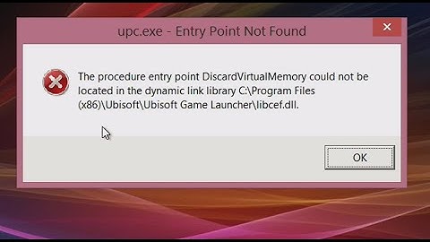 How to make Ubisoft connect work on windows 8.1 | entry point not found error | NO LONGER WORKING!