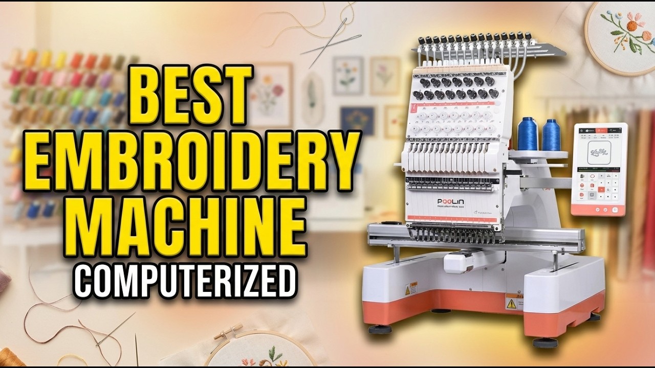Best Computerized Embroidery Machine 2026: Top 7 Picks for Home