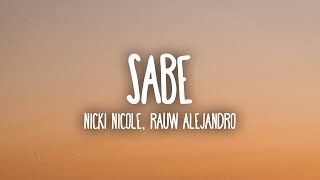 Nicki Nicole, Rauw Alejandro - Sabe (Letra/Lyrics) Resimi