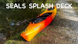 Seals Splash Deck Spray Skirt “Half Skirt” for kayak - How to Use & Review by Mountains River Sea 119 views 3 weeks ago 3 minutes, 40 seconds