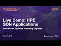 [ATM16] Live Demo: HPE SDN Applications