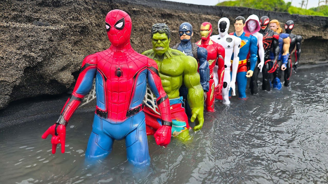 Фигурки Мстителей: Человек-паук Майлз, Халк, Капитан Америка, Тор, Веном, Танос 46