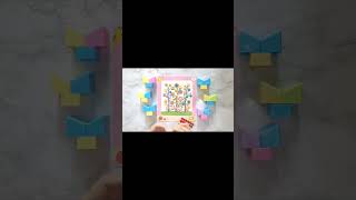 mainan edukasi diy| menempel kancing di lukisan bunga-bunga #sort #diy #edukatiftoys #art