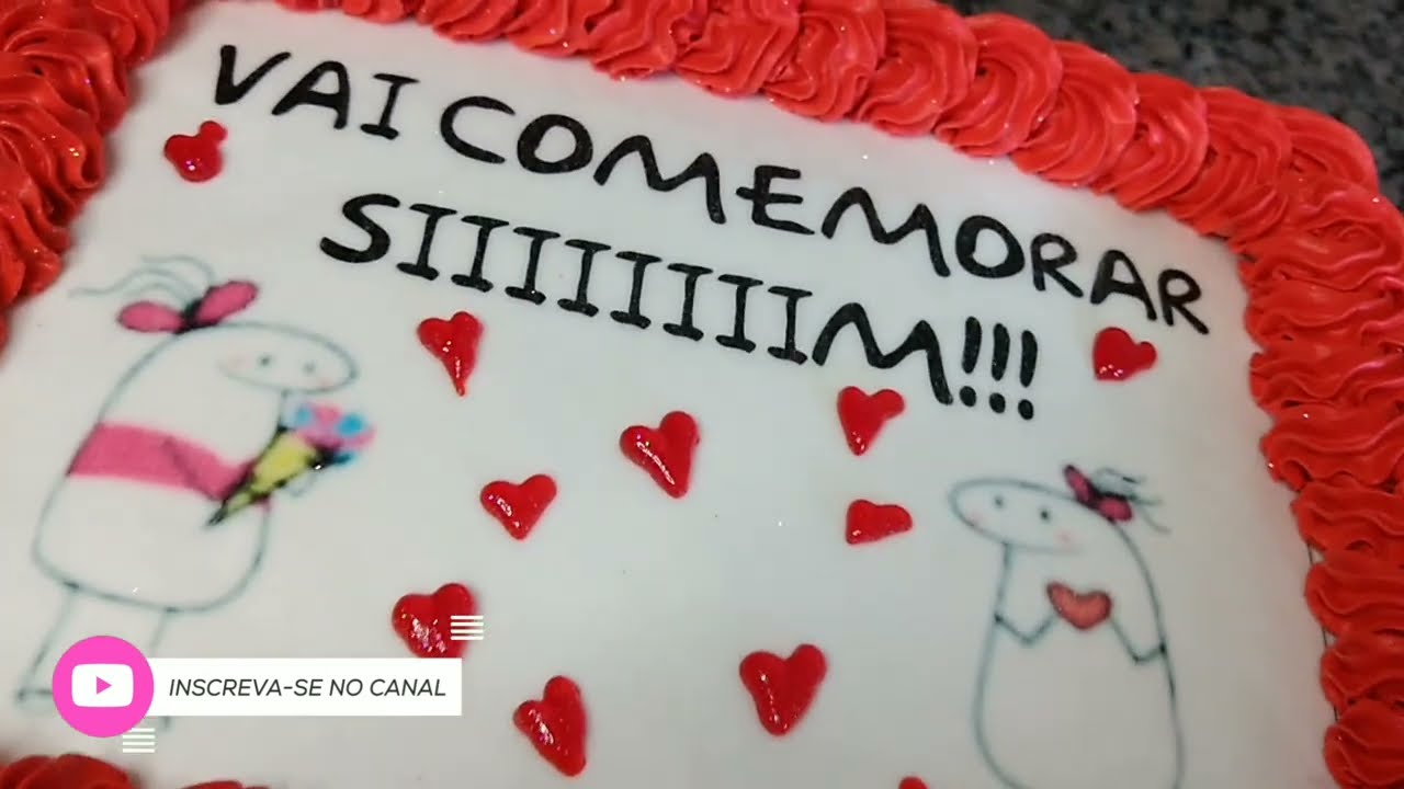 Bolo Bentô Cake Gigante 🥰 Aprenda o passo a passo de como fazer a  decoração‼️ Bolo Flork / Bolo Meme 