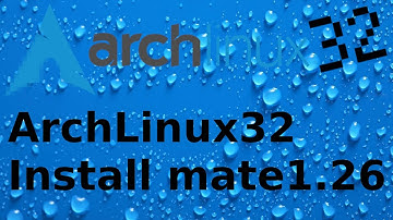 ArchLinux32 - Install Mate 1.26