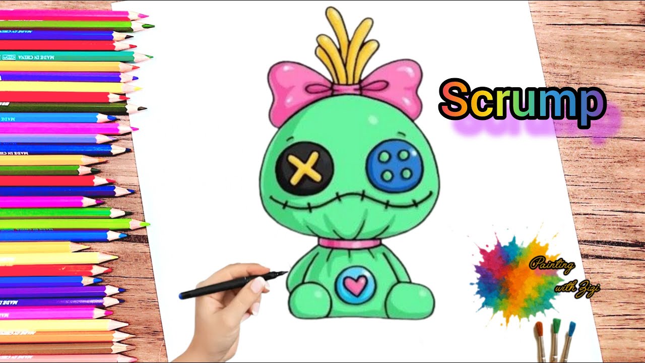 How to draw a cute Scrump |Scrump from 