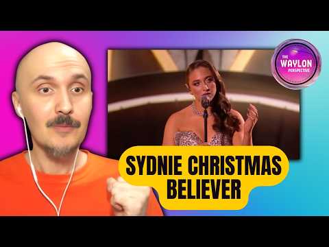 This Majestic Singer Is VOCAL ROYALTY!!! | Sydnie Christmas - Believer - Reaction