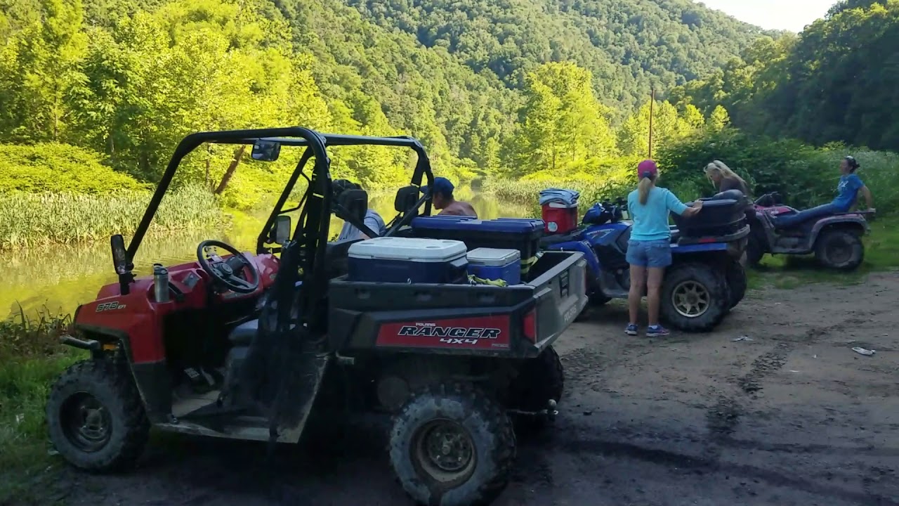 Trail ride from Clearfork to Wilmore Dam, Wva Outlaw Trails YouTube