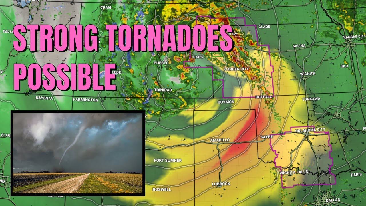 LIVE COVERAGE - Severe storms, strong tornadoes possible - YouTube