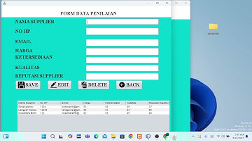 Demo Aplikasi Tugas Akhir Unindra - SPK Stok Pengadaan Barang Pada Bengkel GMS Metode AHP