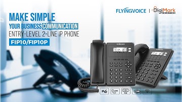 Overview of Flyingvoice FIP10/FIP10P IP Phone | Digi-Mark Solution