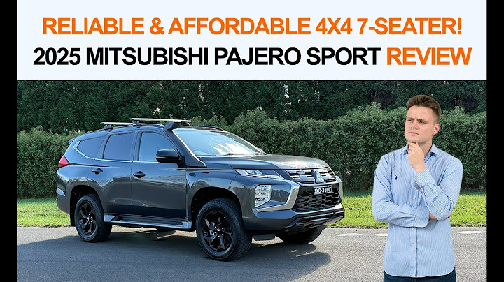 2025 Mitsubishi Pajero Sport GSR/Montero: The best affordable 4x4 7 Seater? Review Australia
