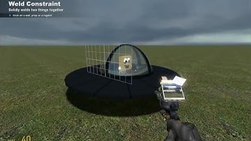 Gmod Tuto : Build a Ufo flying in 60 seconds !