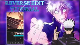 REVERSE EDIT ON CAPCUT TUTORIAL