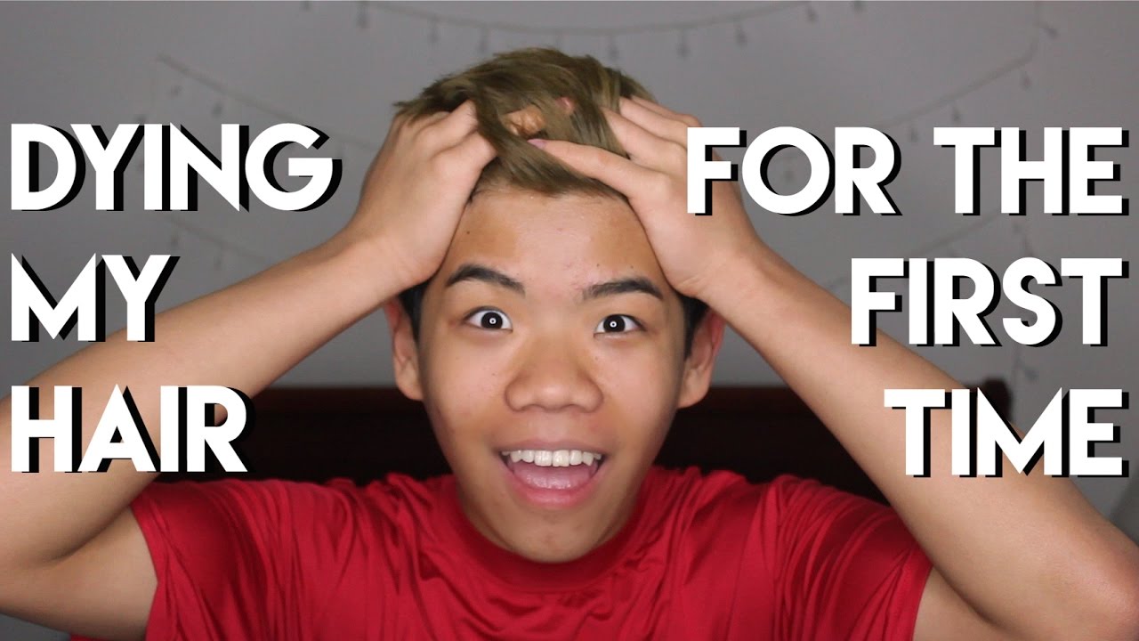 Dying My Hair For The First Time Youtube