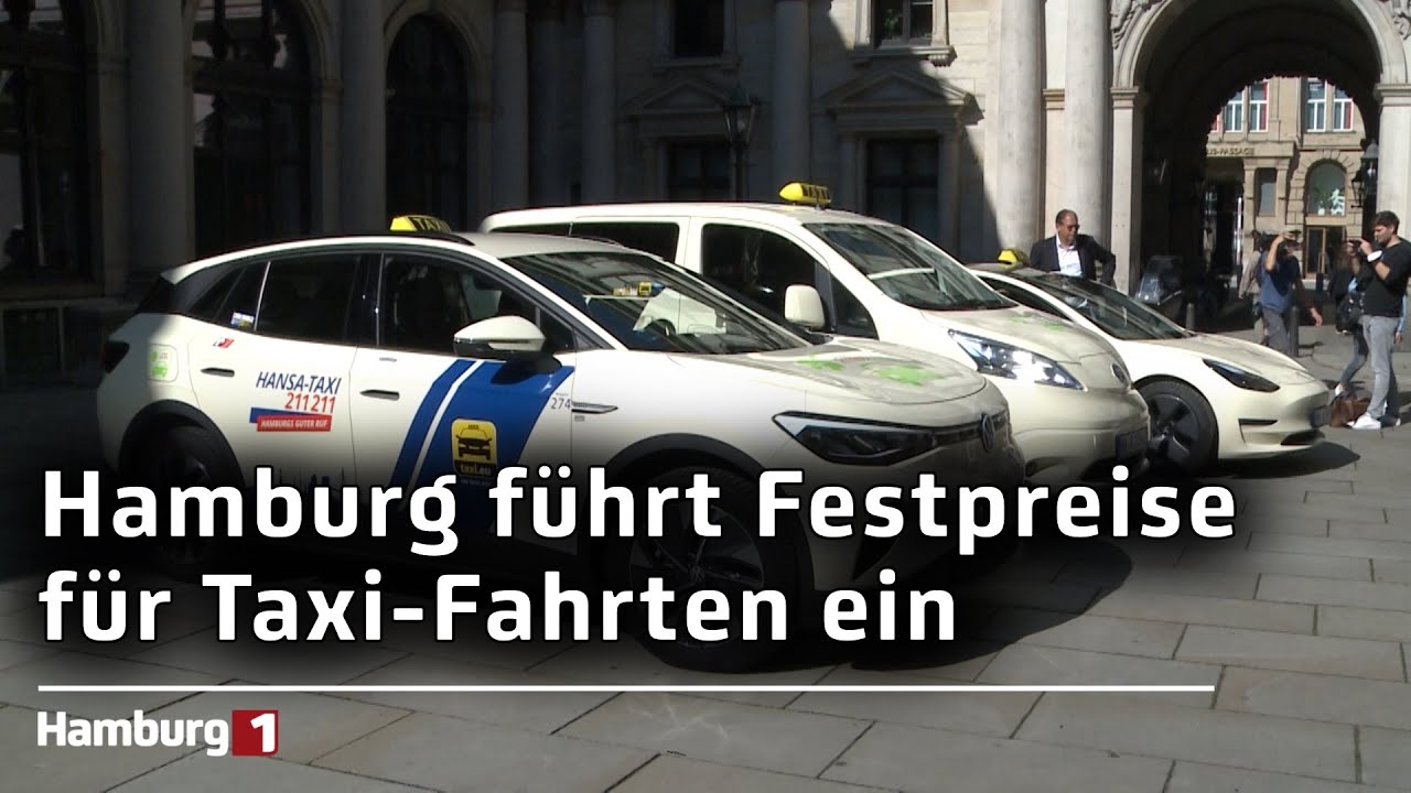 Ab Februar 2025: Hamburg führt Festpreise für Taxi-Fahrten ein