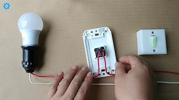 Cách Đấu Công Tắc Một Chiều 1 Bóng Đèn | Khắc Phục Đèn Nhấp Nháy Khi Đã Tắt