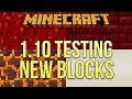 Minecraft 1.10: Testing New Blocks [Minecraft Myth Busting 98]