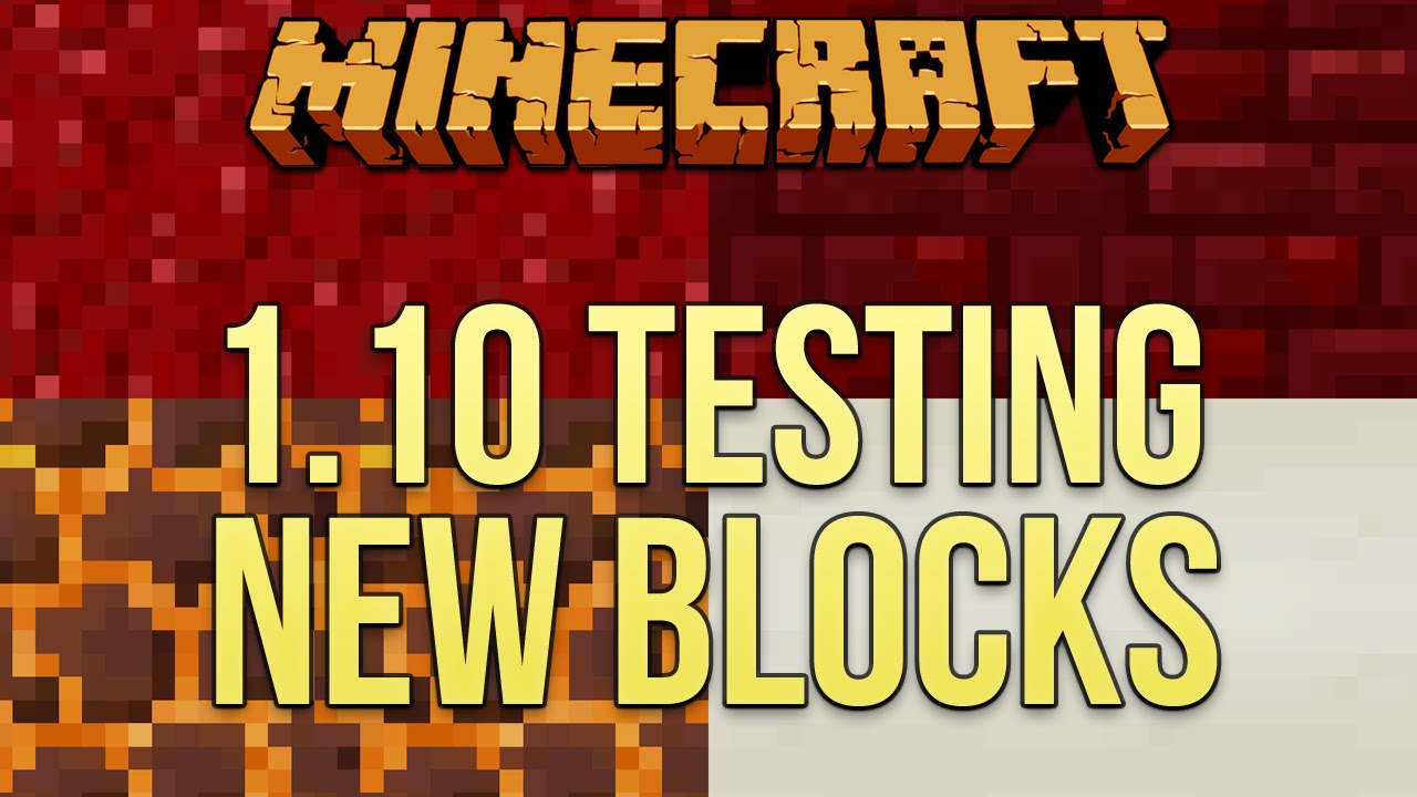 Minecraft 1.10: Testing New Blocks [Minecraft Myth Busting 98] - YouTube
