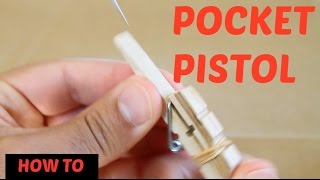 How to make a clothespin gun that shoots (high definition) clear instructions