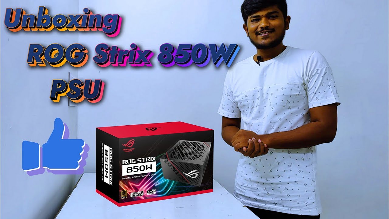 Top Tech Review - Asus ROG STRIX 850W White PSU Hardware Unboxed &  Walkthrough 