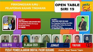 OPEN TABLE SIRI 19: PELAPORAN KAJIAN TINDAKAN