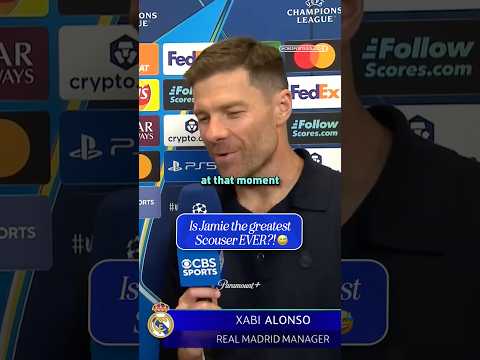 Xabi Alonso gives Jamie the ultimate compliment ❤️