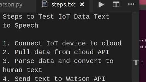 Demo of IBM Watson API with IoT Data from the Renesas IoT Sandbox