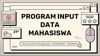 PROGRAM INPUT DATA IPK MAHASISWA | TUGAS ALGORITMA - M. RAFFI AKBAR MAULANA (241091900283)