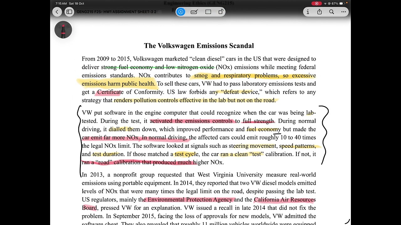 Ethics H.W 1 solution explanation | Practice for Midterm