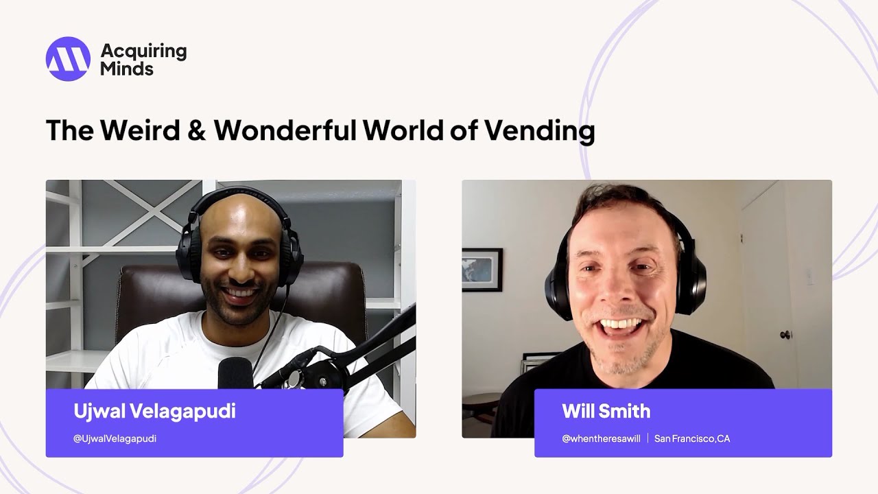 How Joel Velgapudi Built a M/Month Vending Machine Business Through Acquisitions