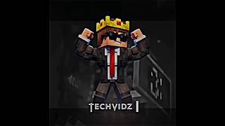 Deadliest player 🥵 | Techvidz | #shorts #senpaispider #minecraft | Montagem Alquima |