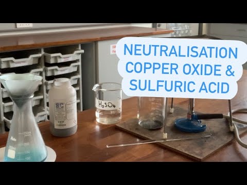 Video: Este oxidul de cupru solubil în acid sulfuric?