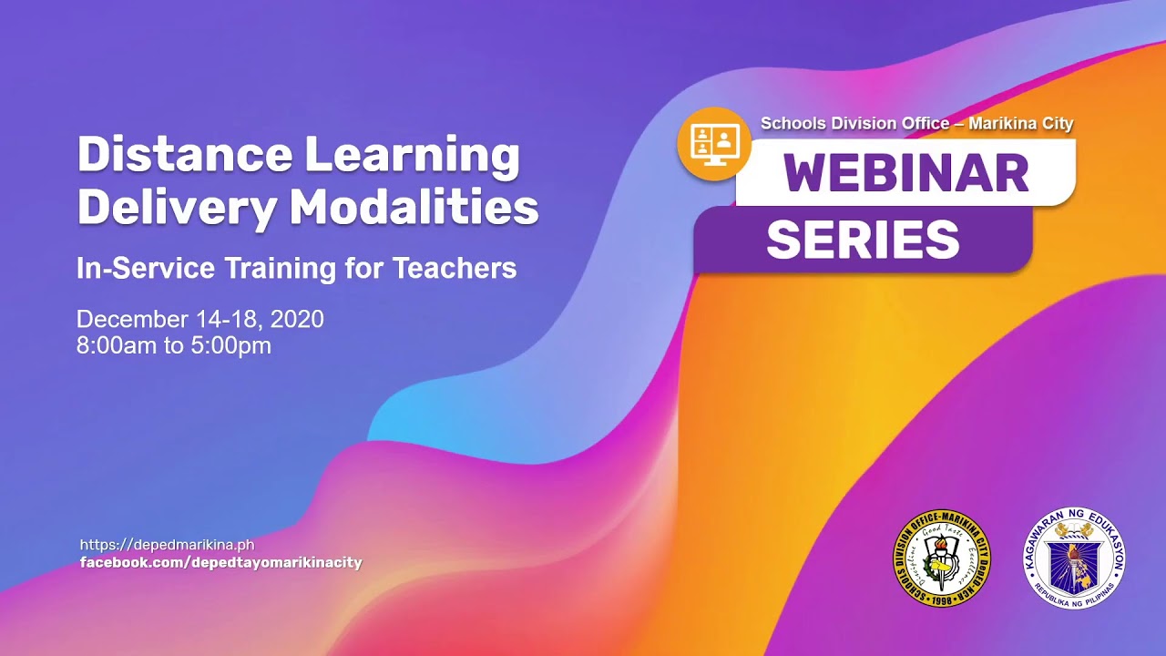 DAY 3 Distance Learning Delivery Modalities (InService Training for