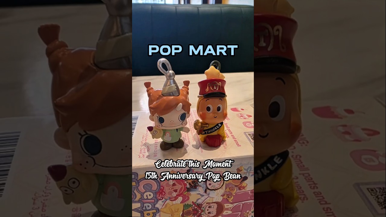 POP MART Celebrate This Moment 15th Anniversary Pop Beans #popmart 