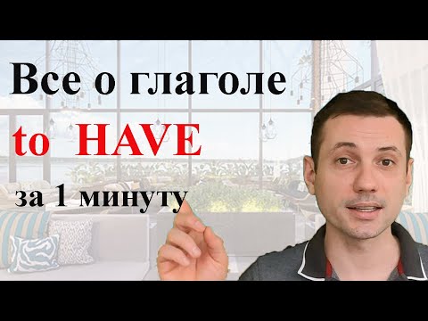 Все о глаголе TO HAVE