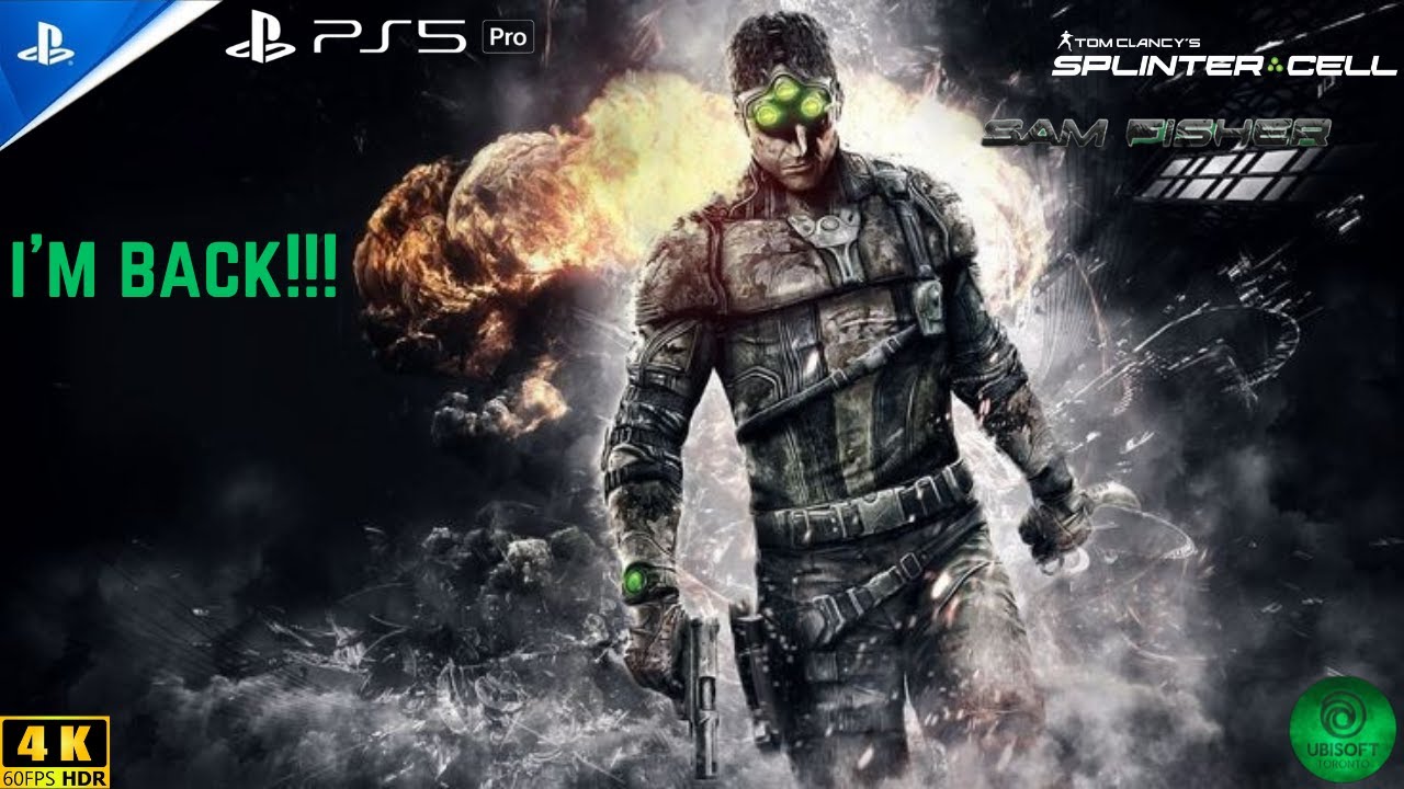 PS5 PRO: Splinter Cell GamePlay - i'm Back! Video informative - 4K 60 FPS - HDR - Commentary