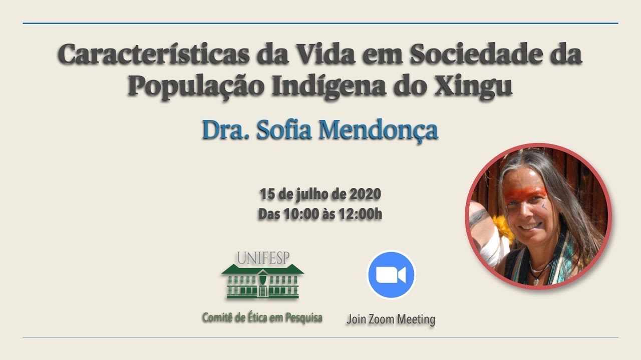 Reunião CEP UNIFESP   15 de julho de 2020   Sofia Mendonça