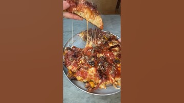 Easy Deep-Dish Pizza using Trader Joe’s Pizza Dough #epic #homemade #pizza #recipe
