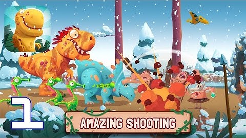 Dino Bash: Dinosaur Battle - Gameplay Walkthrough Part 1 (Android ios)