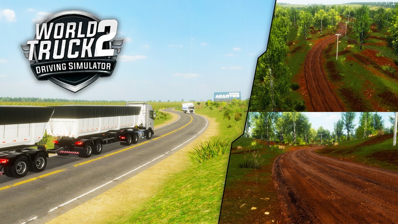WORLD TRUCK 2 — NOVAS IMAGENS, FAZENDAS DETALHADAS, ESTRADAS DE TERRA, NOVAS CIDADES E MUITO MAIS!