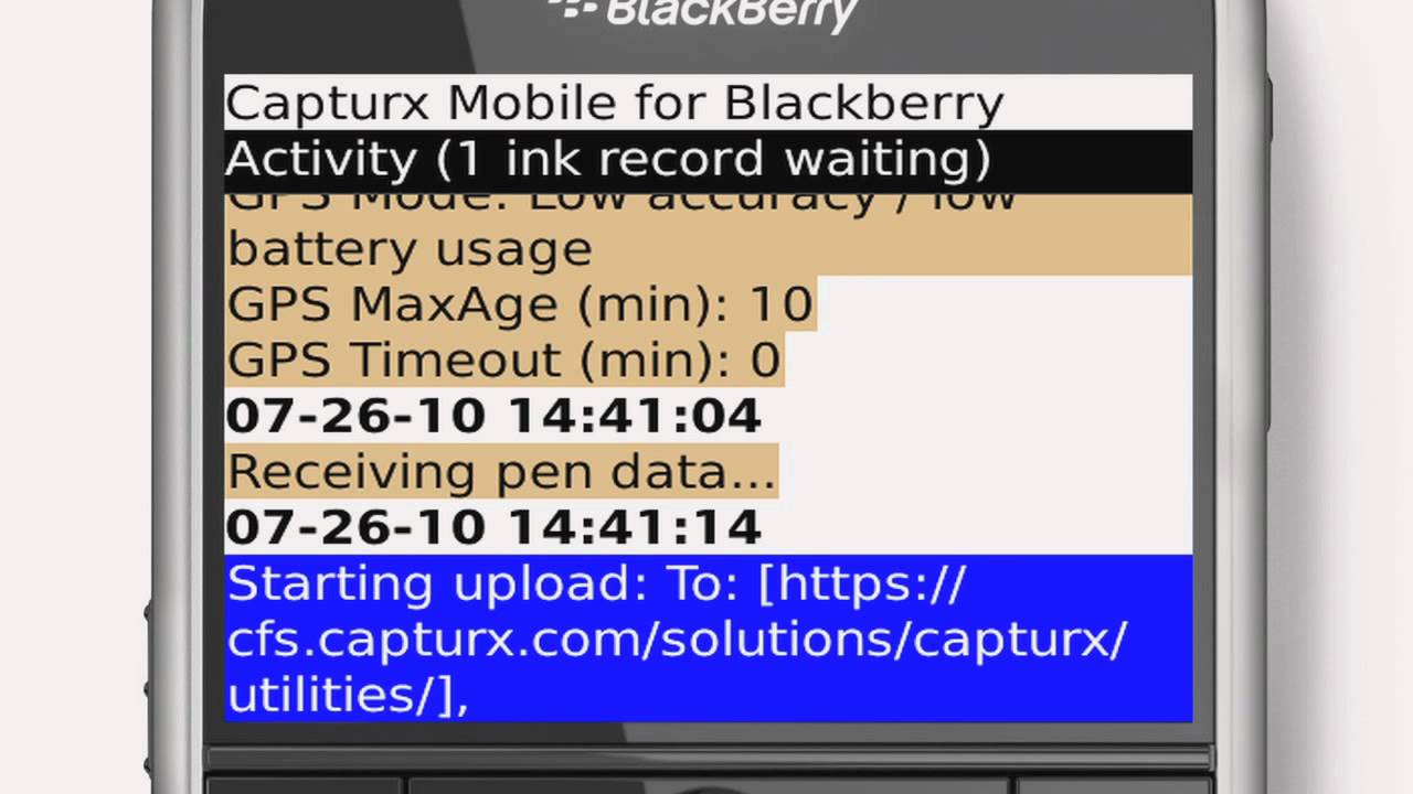 Capturx for Blackberry (UK Users)